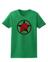 Blood Red Skull Womens Dark T-Shirt by TooLoud-Womens T-Shirt-TooLoud-Kelly-Green-X-Small-Davson Sales