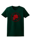 Blood Red Skull Womens Dark T-Shirt by TooLoud-Womens T-Shirt-TooLoud-Forest-Green-Small-Davson Sales