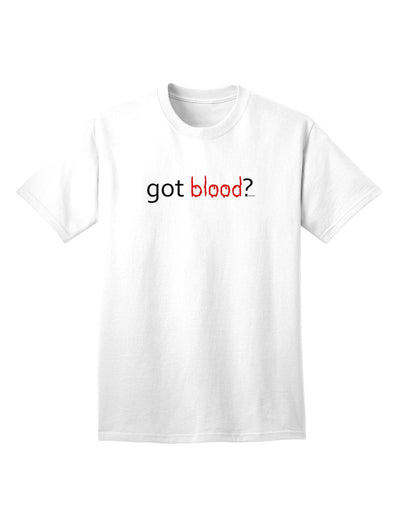 Blood Splatter Adult T-Shirt-Mens T-shirts-TooLoud-White-Small-Davson Sales