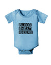 Blood Sweat and Beers Design Baby Romper Bodysuit by TooLoud-Baby Romper-TooLoud-Light-Blue-06-Months-Davson Sales