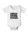 Blood Sweat and Beers Design Baby Romper Bodysuit by TooLoud-Baby Romper-TooLoud-White-06-Months-Davson Sales