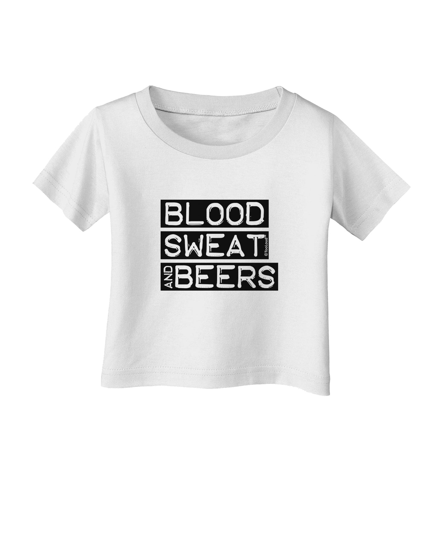 Blood Sweat and Beers Design Infant T-Shirt by TooLoud-Infant T-Shirt-TooLoud-White-06-Months-Davson Sales