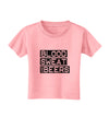 Blood Sweat and Beers Design Toddler T-Shirt by TooLoud-Toddler T-Shirt-TooLoud-Candy-Pink-2T-Davson Sales