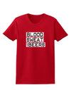 Blood Sweat and Beers Design Womens Dark T-Shirt by TooLoud-Womens T-Shirt-TooLoud-Red-X-Small-Davson Sales