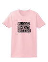 Blood Sweat and Beers Design Womens T-Shirt by TooLoud-Womens T-Shirt-TooLoud-PalePink-X-Small-Davson Sales