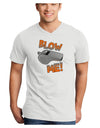 Blow Me Whistle Adult V-Neck T-shirt-Mens V-Neck T-Shirt-TooLoud-White-XXXX-Large-Davson Sales