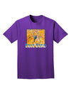 Blue Bird In Yellow Text Adult Dark T-Shirt-Mens T-Shirt-TooLoud-Purple-XXXX-Large-Davson Sales