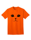 Blue-Eyed Cute Cat Face Adult T-Shirt-Mens T-Shirt-TooLoud-Orange-Small-Davson Sales