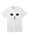 Blue-Eyed Cute Cat Face Adult T-Shirt-Mens T-Shirt-TooLoud-White-Small-Davson Sales