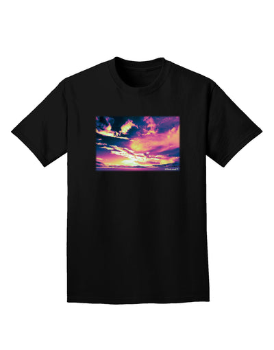 Blue Mesa Reservoir Surreal Adult Dark T-Shirt-Mens T-Shirt-TooLoud-Black-Small-Davson Sales