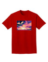 Blue Mesa Reservoir Surreal Adult Dark T-Shirt-Mens T-Shirt-TooLoud-Red-Small-Davson Sales