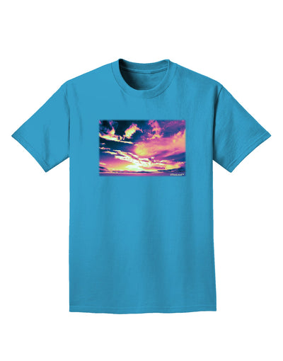 Blue Mesa Reservoir Surreal Adult Dark T-Shirt-Mens T-Shirt-TooLoud-Turquoise-Small-Davson Sales