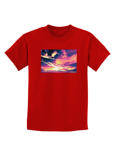 Blue Mesa Reservoir Surreal Childrens Dark T-Shirt-Childrens T-Shirt-TooLoud-Red-X-Small-Davson Sales