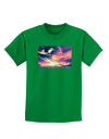 Blue Mesa Reservoir Surreal Childrens Dark T-Shirt-Childrens T-Shirt-TooLoud-Kelly-Green-X-Small-Davson Sales