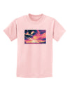 Blue Mesa Reservoir Surreal Childrens T-Shirt-Childrens T-Shirt-TooLoud-PalePink-X-Small-Davson Sales