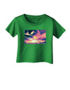 Blue Mesa Reservoir Surreal Infant T-Shirt Dark-Infant T-Shirt-TooLoud-Clover-Green-06-Months-Davson Sales