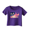 Blue Mesa Reservoir Surreal Infant T-Shirt Dark-Infant T-Shirt-TooLoud-Purple-06-Months-Davson Sales
