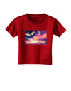 Blue Mesa Reservoir Surreal Toddler T-Shirt Dark-Toddler T-Shirt-TooLoud-Red-2T-Davson Sales