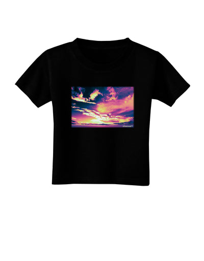 Blue Mesa Reservoir Surreal Toddler T-Shirt Dark-Toddler T-Shirt-TooLoud-Black-2T-Davson Sales