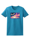 Blue Mesa Reservoir Surreal Womens Dark T-Shirt-TooLoud-Turquoise-X-Small-Davson Sales