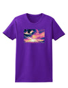 Blue Mesa Reservoir Surreal Womens Dark T-Shirt-TooLoud-Purple-X-Small-Davson Sales