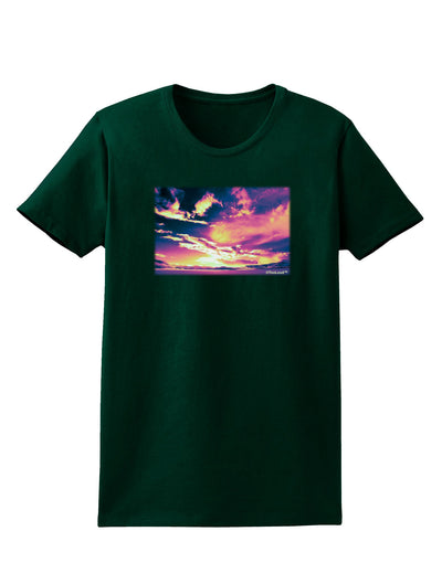 Blue Mesa Reservoir Surreal Womens Dark T-Shirt-TooLoud-Forest-Green-Small-Davson Sales