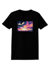 Blue Mesa Reservoir Surreal Womens Dark T-Shirt-TooLoud-Black-X-Small-Davson Sales