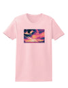 Blue Mesa Reservoir Surreal Womens T-Shirt-Womens T-Shirt-TooLoud-PalePink-X-Small-Davson Sales