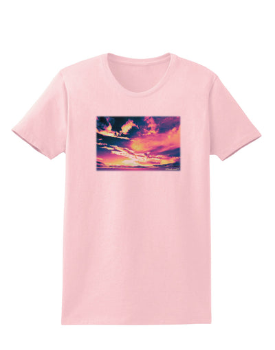 Blue Mesa Reservoir Surreal Womens T-Shirt-Womens T-Shirt-TooLoud-PalePink-X-Small-Davson Sales