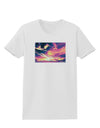 Blue Mesa Reservoir Surreal Womens T-Shirt-Womens T-Shirt-TooLoud-White-X-Small-Davson Sales