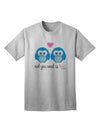 Blue Owls Adult T-Shirt: A Must-Have for Owl Lovers, by TooLoud-Mens T-shirts-TooLoud-AshGray-Small-Davson Sales