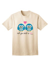 Blue Owls Adult T-Shirt: A Must-Have for Owl Lovers, by TooLoud-Mens T-shirts-TooLoud-Natural-Small-Davson Sales