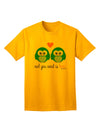 Blue Owls Adult T-Shirt: A Must-Have for Owl Lovers, by TooLoud-Mens T-shirts-TooLoud-Gold-Small-Davson Sales