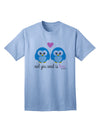 Blue Owls Adult T-Shirt: A Must-Have for Owl Lovers, by TooLoud-Mens T-shirts-TooLoud-Light-Blue-Small-Davson Sales