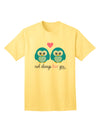 Blue Owls Adult T-Shirt by TooLoud - A Timeless Expression of Affection-Mens T-shirts-TooLoud-Yellow-Small-Davson Sales