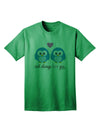 Blue Owls Adult T-Shirt by TooLoud - A Timeless Expression of Affection-Mens T-shirts-TooLoud-Kelly-Green-Small-Davson Sales