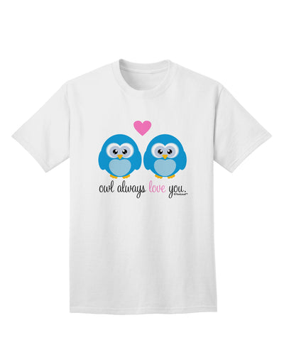 Blue Owls Adult T-Shirt by TooLoud - A Timeless Expression of Affection-Mens T-shirts-TooLoud-White-Small-Davson Sales