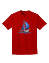 Blue Sailboat Adult Dark T-Shirt-Mens T-Shirt-TooLoud-Red-Small-Davson Sales