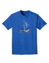 Blue Sailboat Adult Dark T-Shirt-Mens T-Shirt-TooLoud-Royal-Blue-Small-Davson Sales