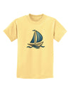 Blue Sailboat Childrens T-Shirt-Childrens T-Shirt-TooLoud-Daffodil-Yellow-X-Small-Davson Sales