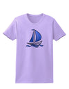 Blue Sailboat Womens T-Shirt-Womens T-Shirt-TooLoud-Lavender-X-Small-Davson Sales