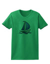 Blue Sailboat Womens T-Shirt-Womens T-Shirt-TooLoud-Kelly-Green-X-Small-Davson Sales