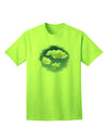 Blue Sky Puffy Clouds - Premium Adult T-Shirt Collection-Mens T-shirts-TooLoud-Neon-Green-Small-Davson Sales