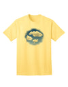 Blue Sky Puffy Clouds - Premium Adult T-Shirt Collection-Mens T-shirts-TooLoud-Yellow-Small-Davson Sales