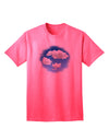 Blue Sky Puffy Clouds - Premium Adult T-Shirt Collection-Mens T-shirts-TooLoud-Neon-Pink-Small-Davson Sales