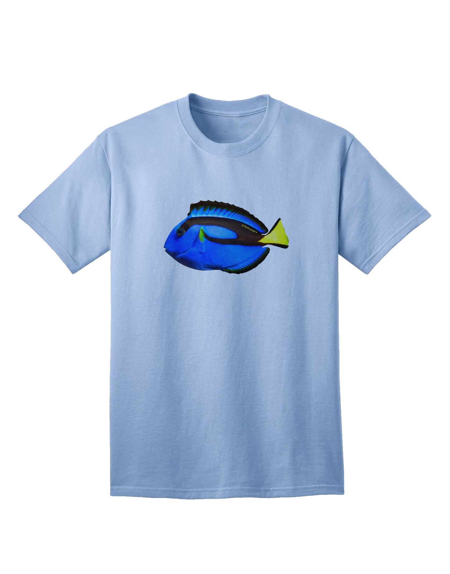 Blue Tang Fish Adult T-Shirt: Premium Quality, Stylish Comfort-Mens T-shirts-TooLoud-Light-Blue-Small-Davson Sales