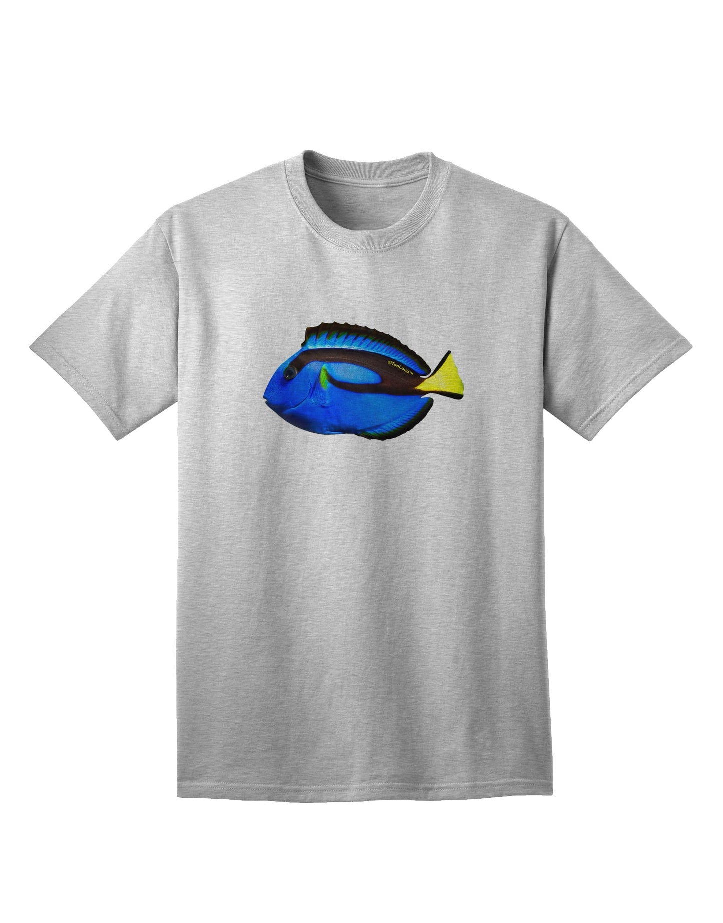 Blue Tang Fish Adult T-Shirt: Premium Quality, Stylish Comfort-Mens T-shirts-TooLoud-AshGray-Small-Davson Sales