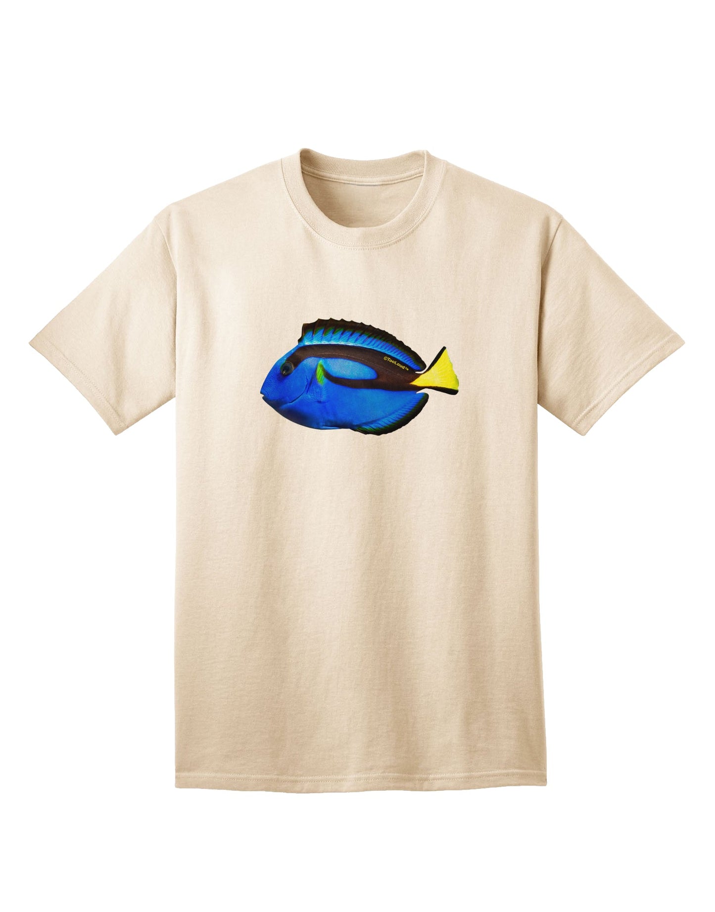 Blue Tang Fish Adult T-Shirt: Premium Quality, Stylish Comfort-Mens T-shirts-TooLoud-Natural-Small-Davson Sales