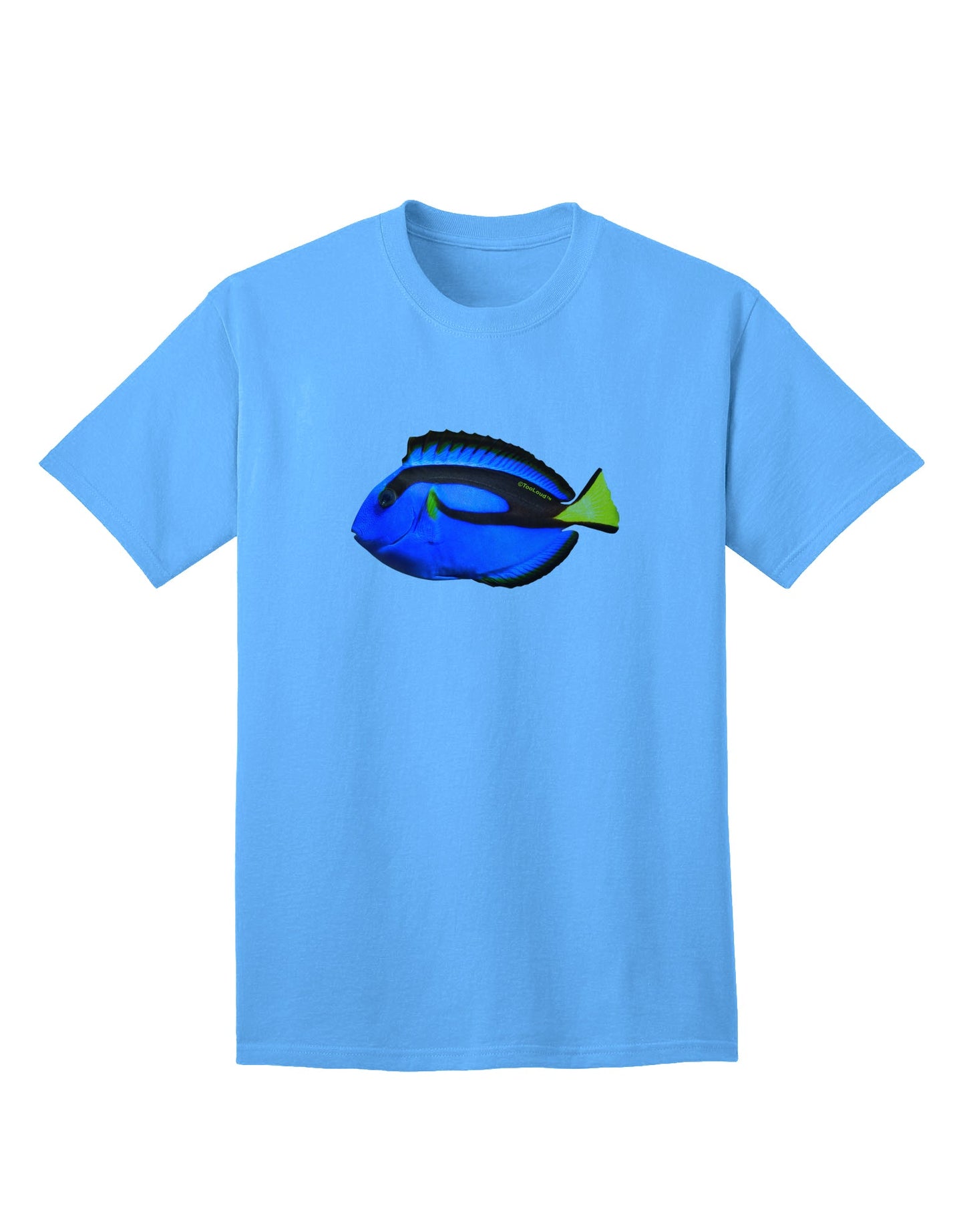 Blue Tang Fish Adult T-Shirt: Premium Quality, Stylish Comfort-Mens T-shirts-TooLoud-Aquatic-Blue-Small-Davson Sales