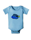 Blue Tang Fish Baby Romper Bodysuit-Baby Romper-TooLoud-LightBlue-06-Months-Davson Sales